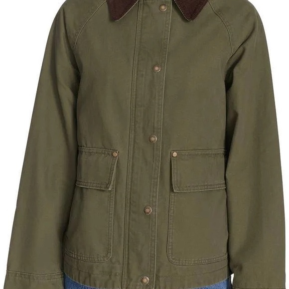 Levi's Women's Canvas Jacket, Size: Large & Small Available, Green (Olive) - NWT - Picture 3 of 8